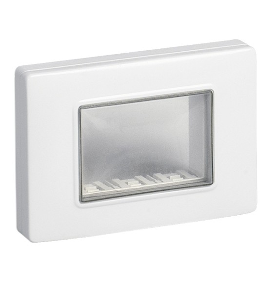 Coperchio stagno 3 moduli Vimar Eikon, Arke' E Plana IP55 14943.01