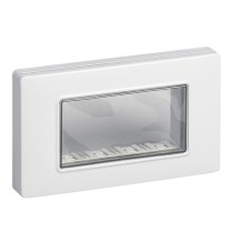 Calotta IP55 4 moduli con viti Vimar Eikon, Arke' e Plana 14944.01