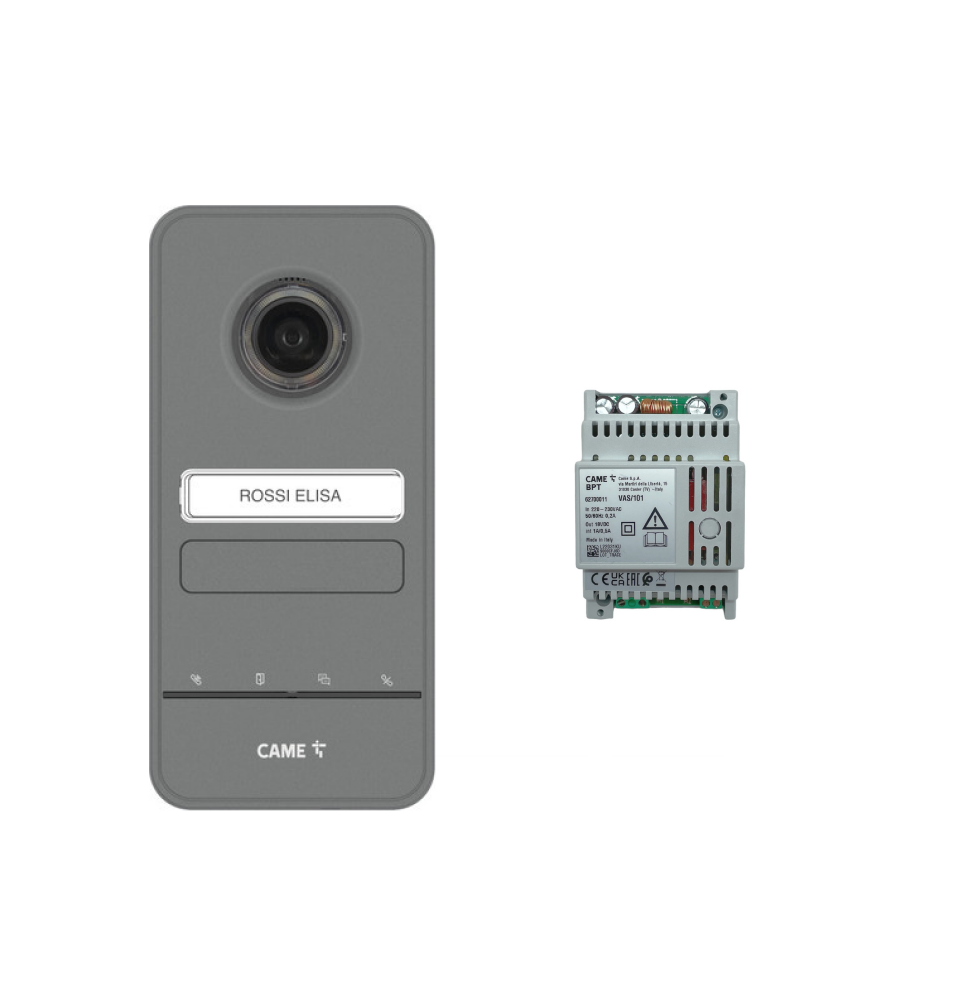 Kit base impianto videocitofono 2 Fili fino a 4 Utenti sistema X1 BPT 8K40CF-028
