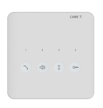 Citofono vivavoce 2 Fili per sistema X1 tasti soft touch PLX A BPT 840CC-0030