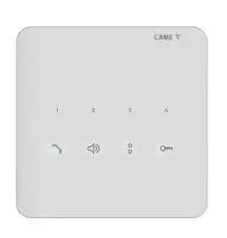Citofono vivavoce 2 Fili per sistema X1 tasti soft touch PLX A BPT 840CC-0030