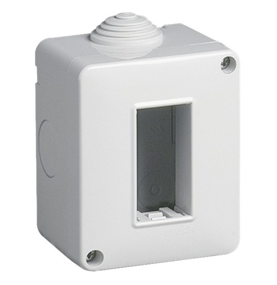 Scatola da parete IP40 1 modulo Vimar Eikon Arke' e Plana 14801