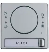 Frontale audio con un tasto e cartellino portanome BPT MTMFA1P 60020060