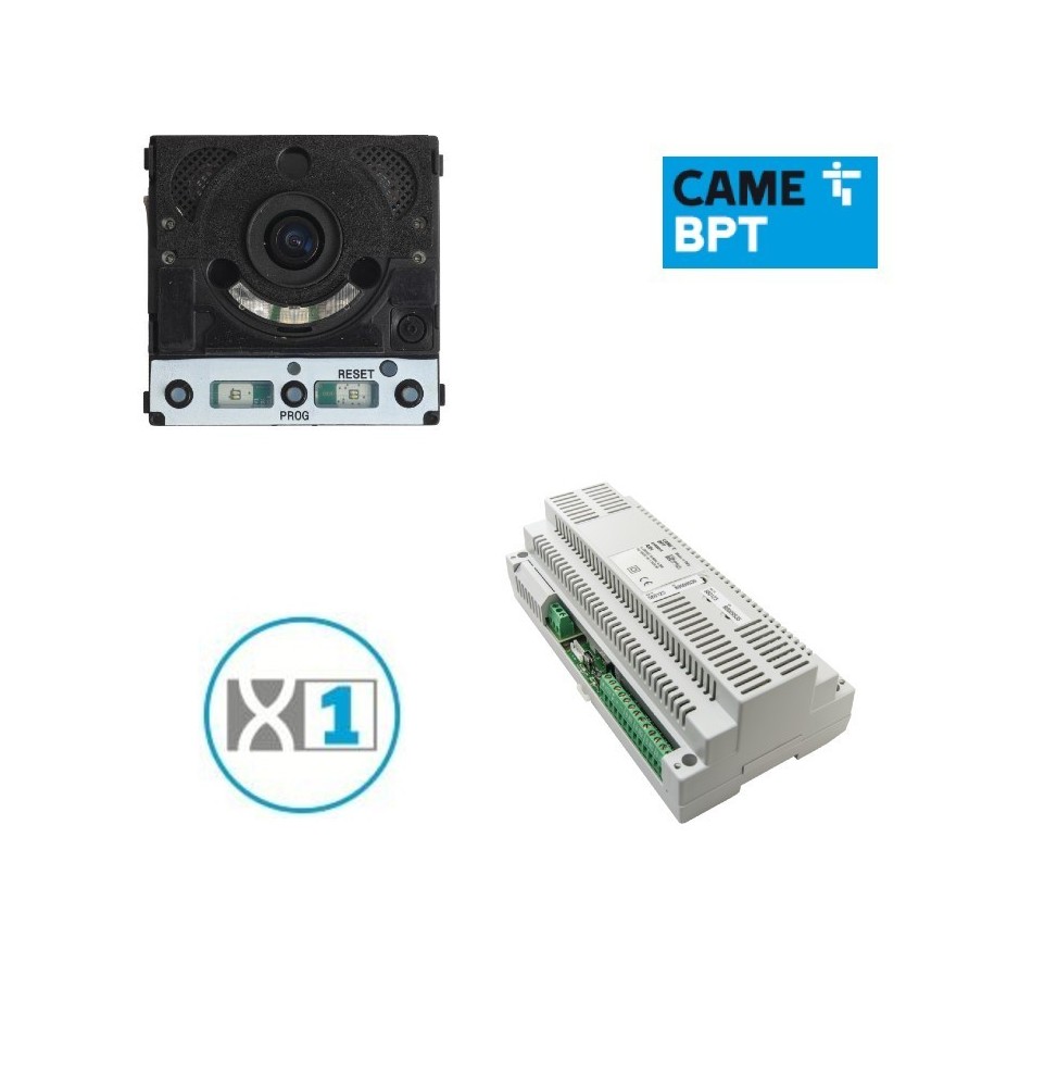 Kit base impianto Video 2 Fili X1 fino a 98 Utenti KIT FREE-MTMVBM BPT 62621180