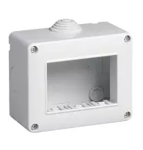 Scatola da parete IP40 3 moduli Vimar Eikon Arke' e Plana 14803