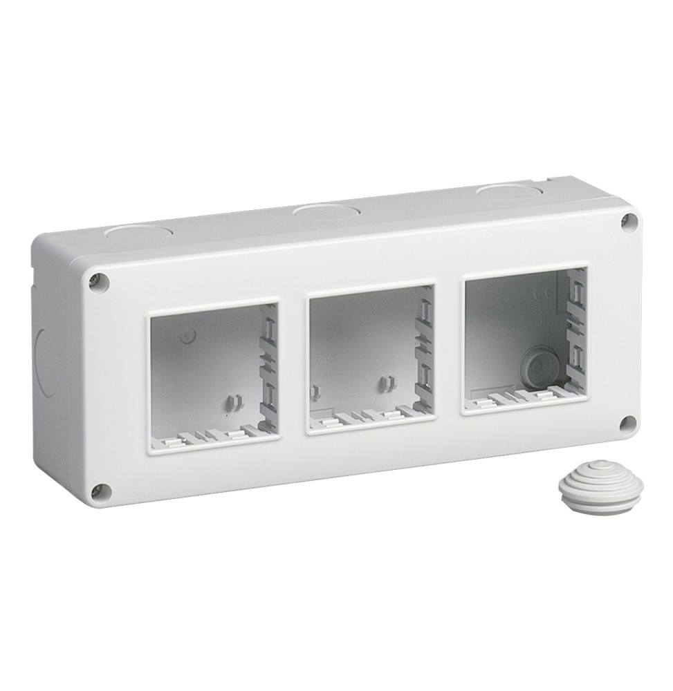 Scatola da parete IP40 6 moduli Vimar Eikon Plana Arke' 14813