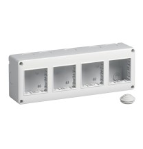 Scatola da parete IP40 8 moduli Vimar Eikon Plana Arke' 14814
