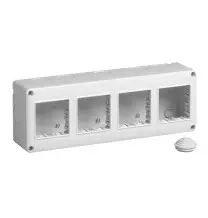 Scatola da parete IP40 8 moduli Vimar Eikon Plana Arke' 14814