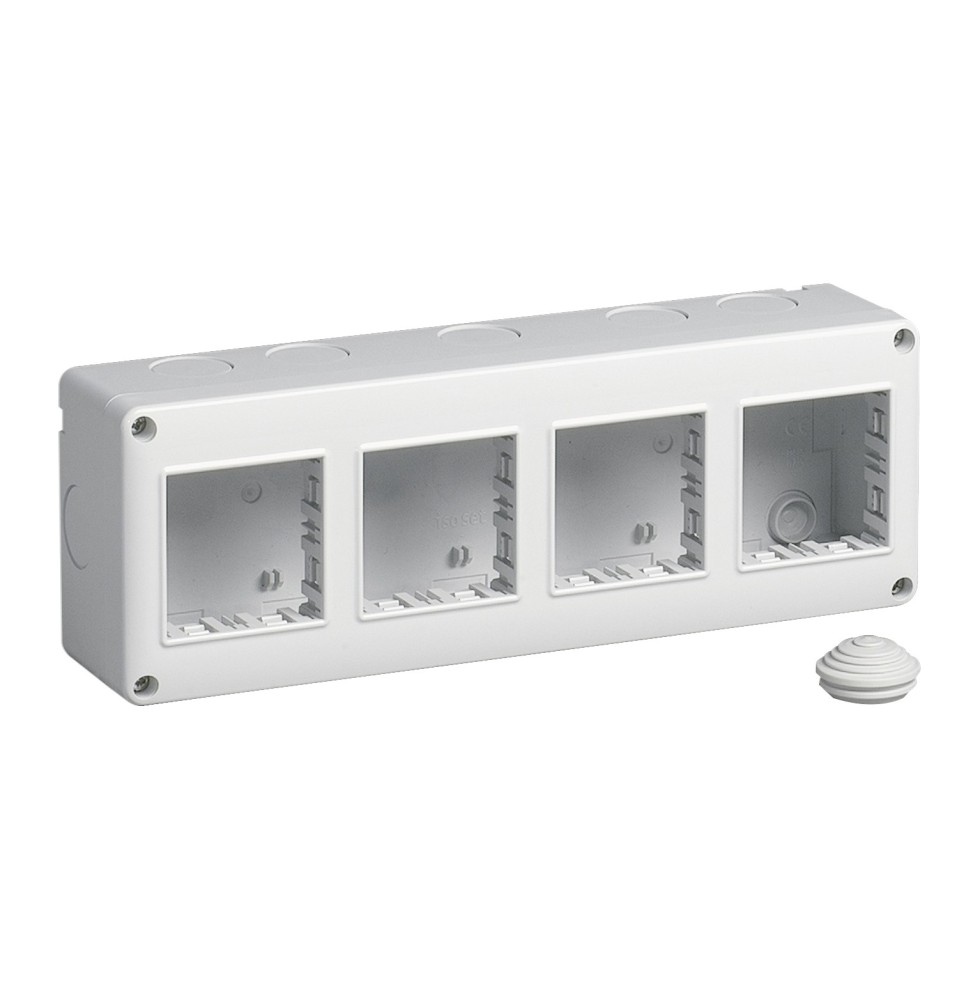 Scatola da parete IP40 8 moduli Vimar Eikon Plana Arke' 14814