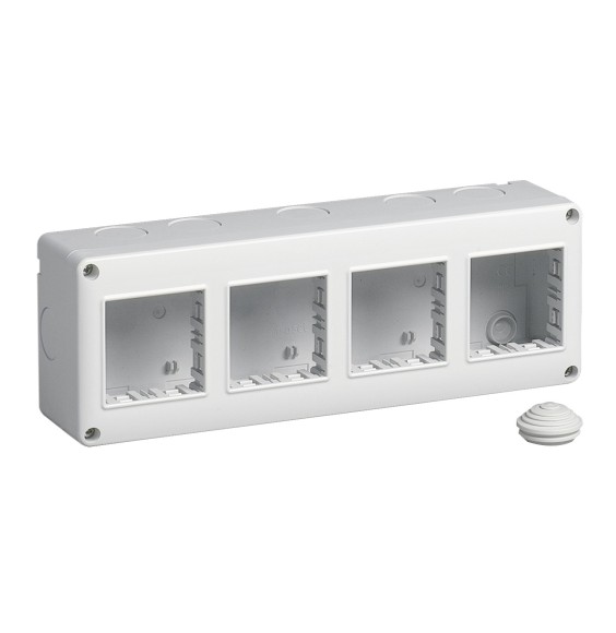 Scatola da parete IP40 8 moduli Vimar Eikon Plana Arke' 14814
