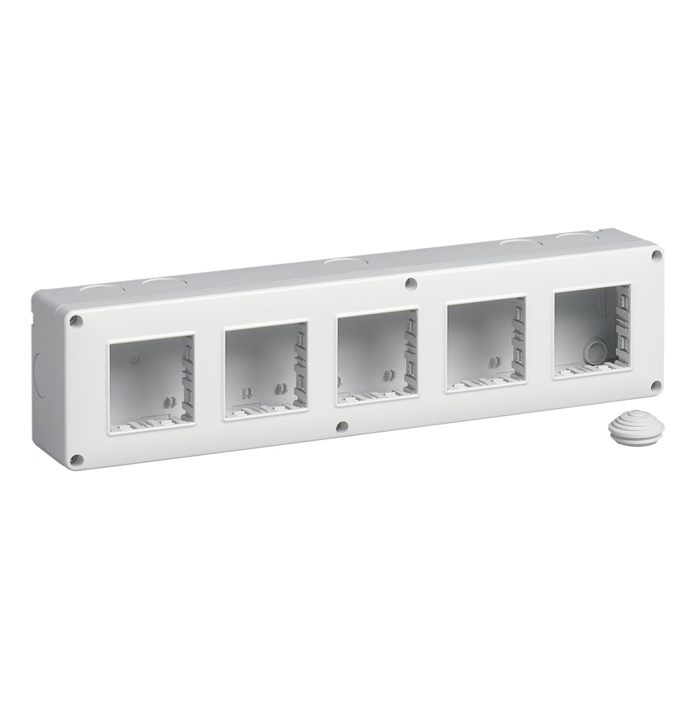 Scatola da parete IP40 10 moduli Vimar Eikon Plana Arke' 14815