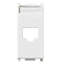 Adattatore RJ45 per prese di rete Vimar Plana bianco 14338.C