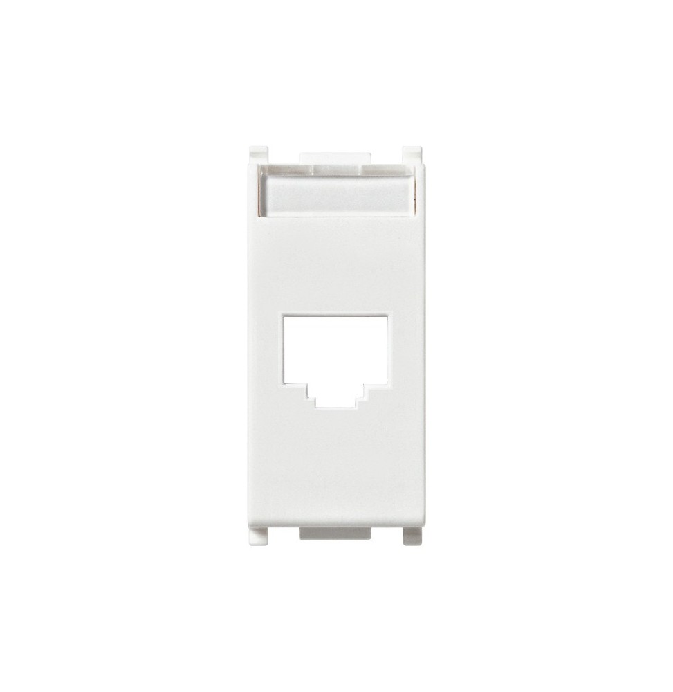 Adattatore RJ45 per prese di rete Vimar Plana bianco 14338.C