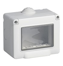 Scatola da parete Vimar IP55 3 per Plana Arke' ed Eikon moduli 14903