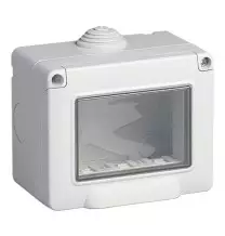 Scatola da parete Vimar IP55 3 per Plana Arke' ed Eikon moduli 14903