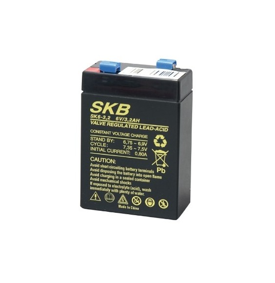 Batteria al piombo 6V 3,2AH Verticale