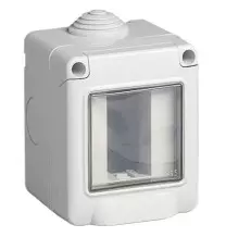 Scatola da parete Vimar IP55 1 modulo per Plana Arke' ed Eikon 14901
