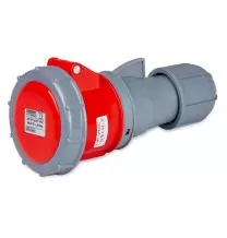 Presa volante CEE 3P+T IP67 32A diritta con cablaggio a vite Master 24PR3303