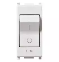 Interruttore magnetotermico Vimar Plana 1P+N C16 120-230V  bianco 14405.16