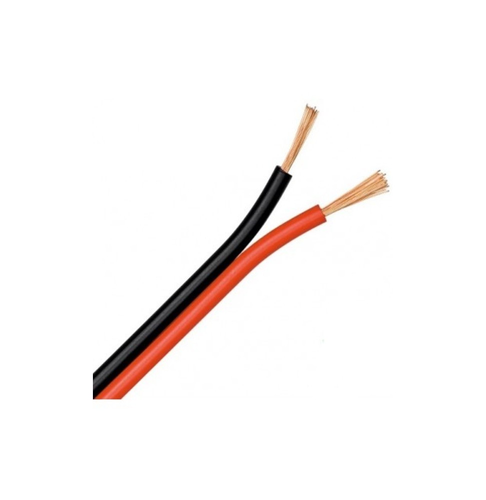 Cavo Piattina Rosso-Nera 2x1,5 mmq al metro