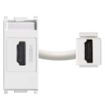 Presa standard HDMI  Vimar Plana aggancio Kystone bianco 14346