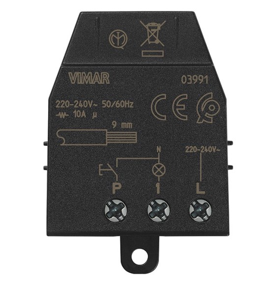 Rele' Interruttore Quid Vimar Silenzioso 10A funzione acceso spento 03991
