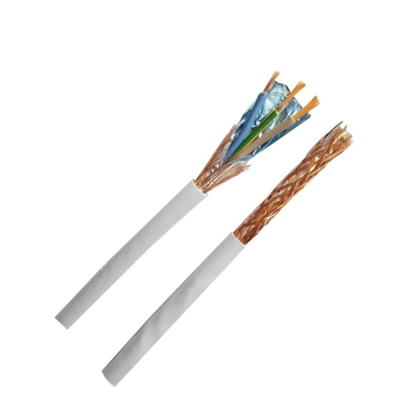 Cavo schermato 3G1.5 mmq antifiamma FR2OH2R con giallo verde