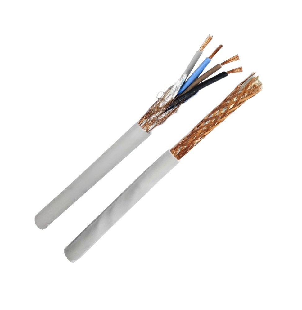 Cavo schermato 4x0.75 mmq antifiamma FR2OH2R senza giallo verde