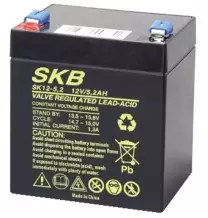 Batteria al piombo 12V 5,2AH con terminali Faston GBC