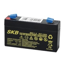 Batteria al piombo 6V 1,3AH con terminali Faston GBC
