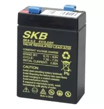 Batteria al piombo 6V 3,2AH Verticale con terminali Faston GBC