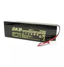 Batteria al piombo 6V 4AH orizzontale con terminali cablati GBC