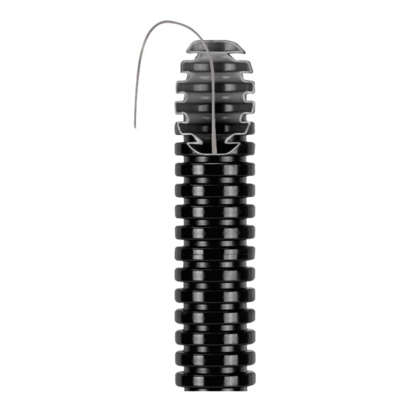 Tubo corrugato 25mm pieghevole Nero con sonda tirafilo Gewiss DX15125R