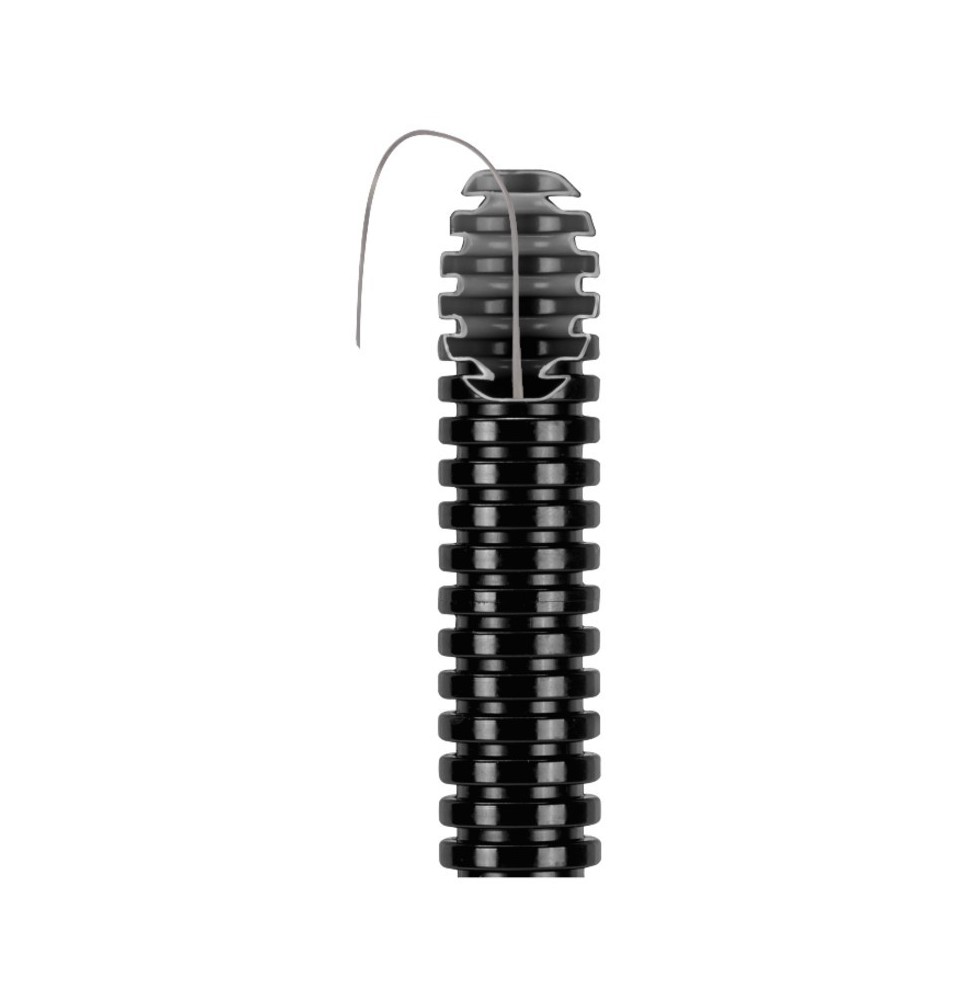 Tubo corrugato 32mm pieghevole Nero con sonda tirafilo Gewiss DX15132R