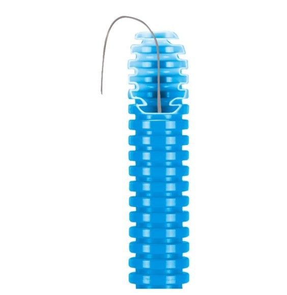 Tubo corrugato 20mm pieghevole Azzurro con sonda tirafilo Gewiss DX15520R