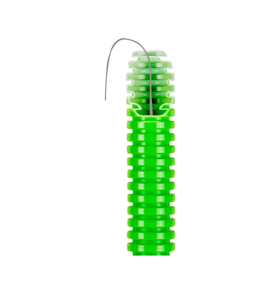 Tubo corrugato 20mm pieghevole Verde con sonda tirafilo Gewiss DX15320R