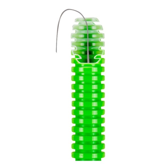 Tubo corrugato 20mm pieghevole Verde con sonda tirafilo Gewiss DX15320R