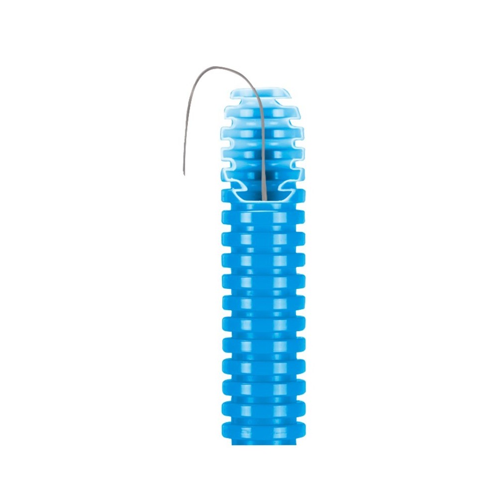Tubo corrugato 25mm pieghevole Azzurro con sonda tirafilo Gewiss DX15525R