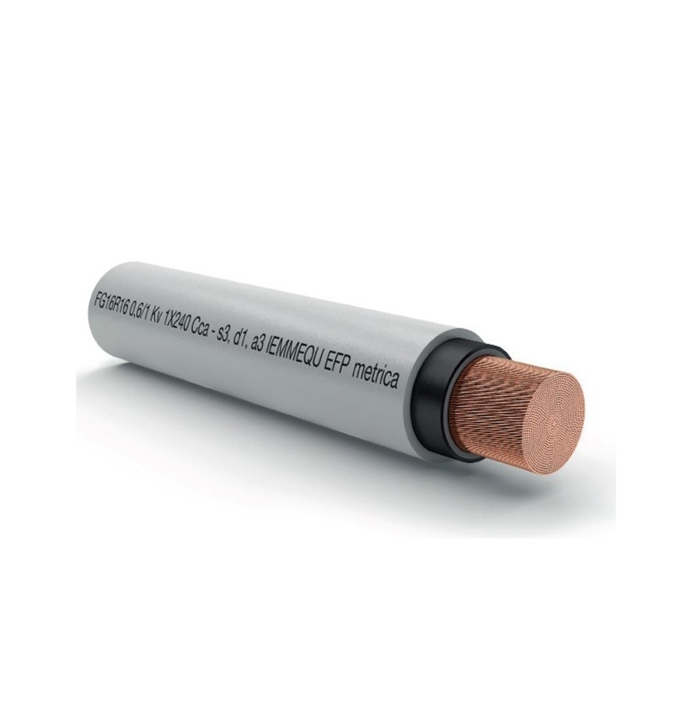 Cavo FG16R16 1x50 mmq Unipolare colore Grigio