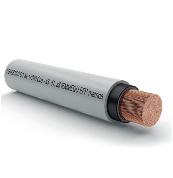 Cavo FG16R16 1x50 mmq Unipolare colore Grigio
