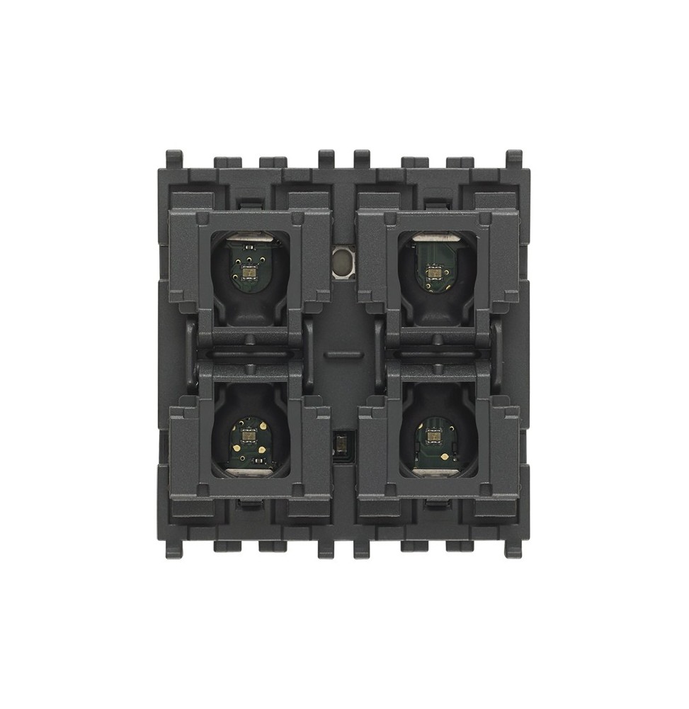 Comando Domotico 4 pulsanti + Attuatore 2 Moduli Vimar 01481