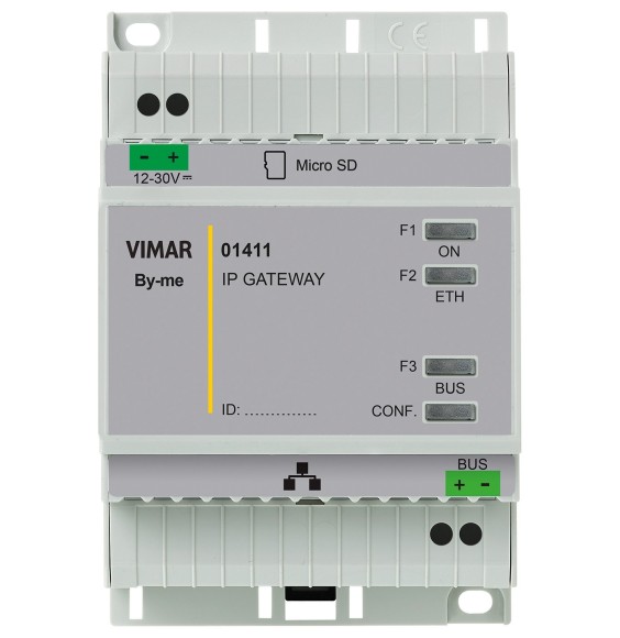 Gateway IoT per guida DIN serie domotica By-me Vimar 01411