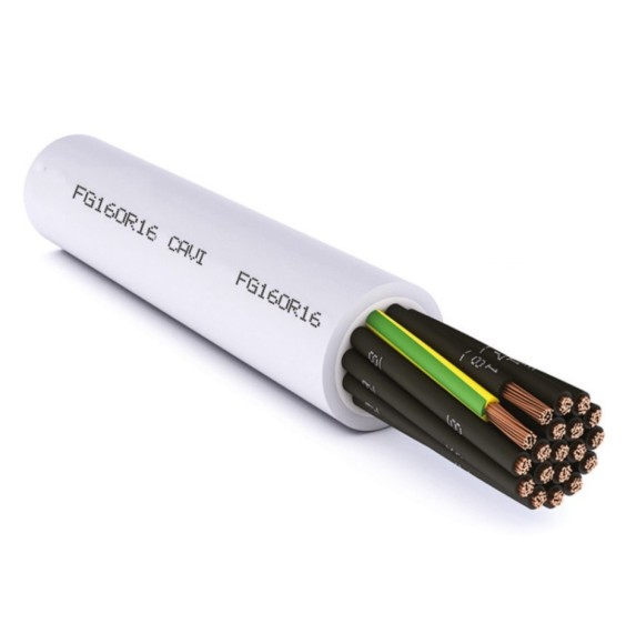 Cavo FG16OR16 12G1,5 mmq Con Giallo Verde Grigio
