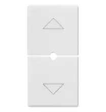 Doppio tasto intercambiabile 1 modulo Bianco Vimar Plana 14755.2