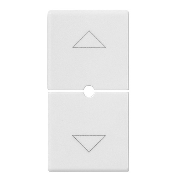 Doppio tasto intercambiabile 1 modulo Bianco Vimar Plana 14755.2