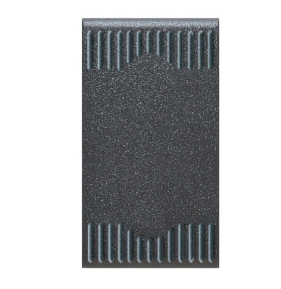 Deviatore unipolare 16A  Noir con tasto intercambiabile meccanismo soft AVE 45302