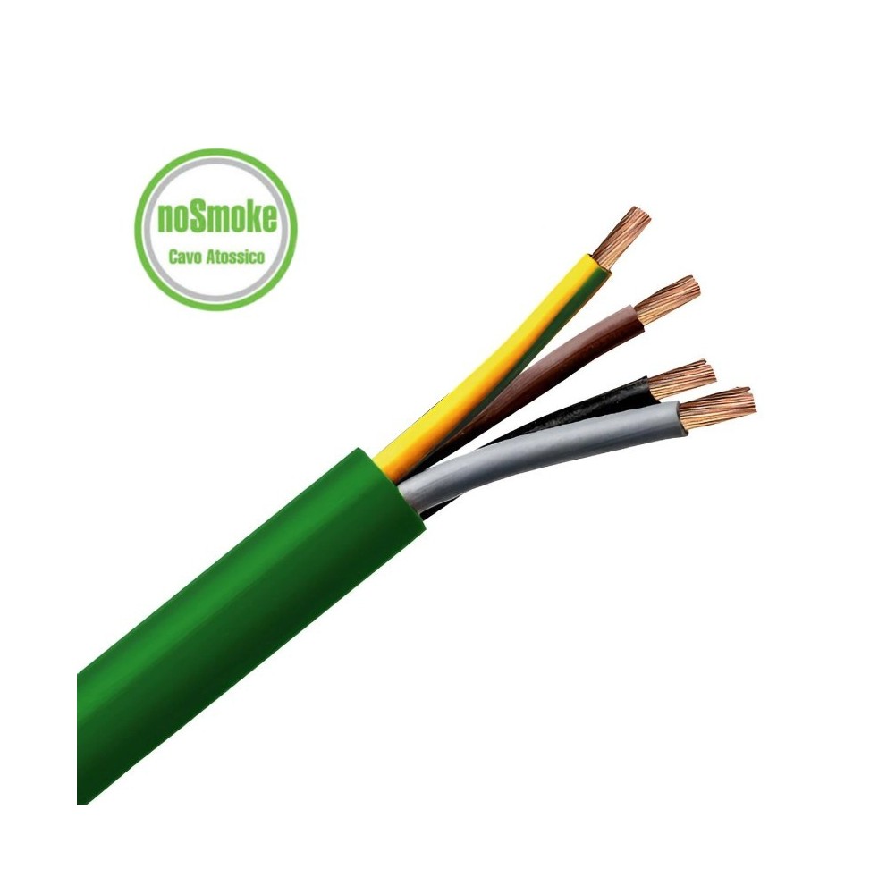 Cavo FG16OM16 4G4 mmq Flessibile guaina colore Verde
