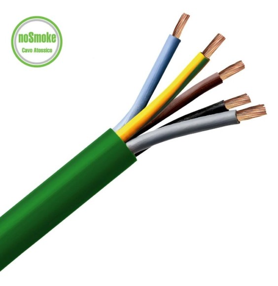 Cavo FG16OM16 5G4 mmq Flessibile guaina colore Verde