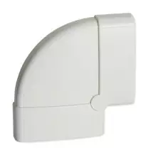 Angolo piano regolabile bianco per canale TBA Bocchiotti APVA W