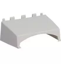 Derivazione a pavimento bianca per canale TBA -Art CSP-N Bocchiotti DPA W